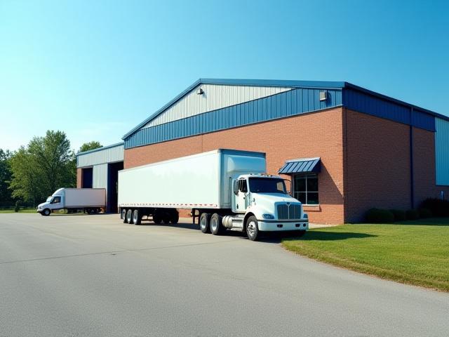 Original truck at Boscoe Transportation headquarters in Greeneville